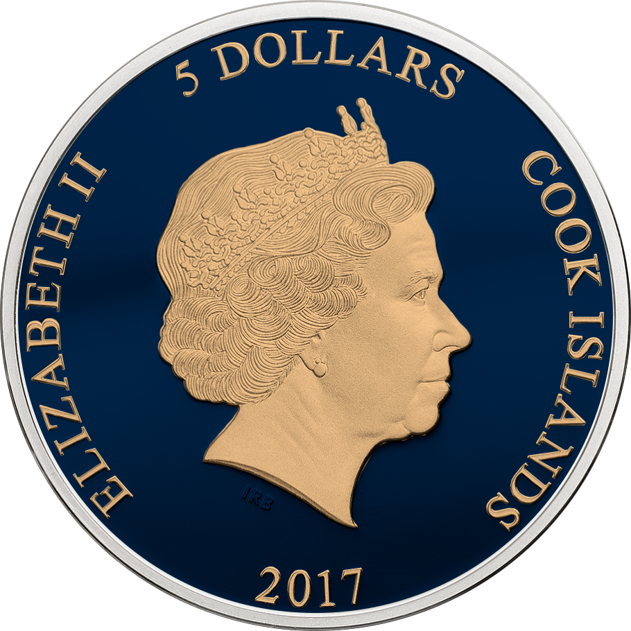 1 Oz Silver Coin 2017 $5 Fantastic Beasts Magical Congress of the USA Space Blue-classypw.com-2