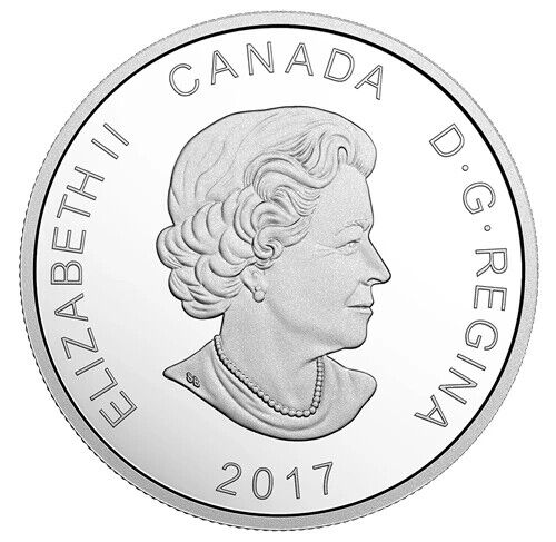 1 Oz Silver Coin 2017 Canada $20 Glistening North The Polar Bear Diamond Glitter-classypw.com-5