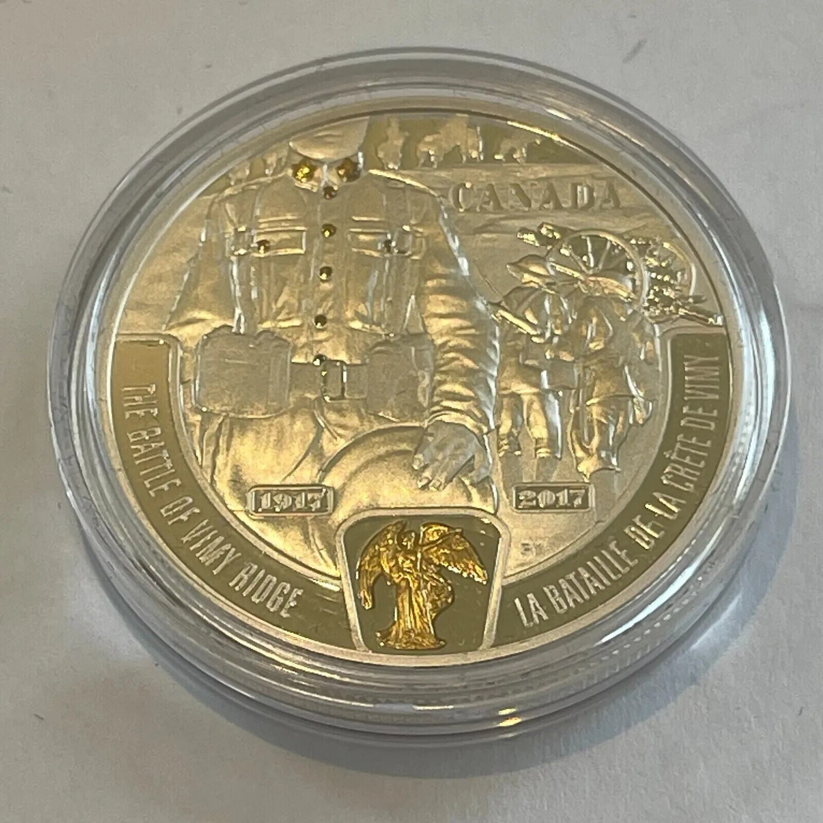 1 Oz Silver Coin 2017 Canada $20 WW1 Battlefront Series: Battle of Vimy Ridge-classypw.com-6