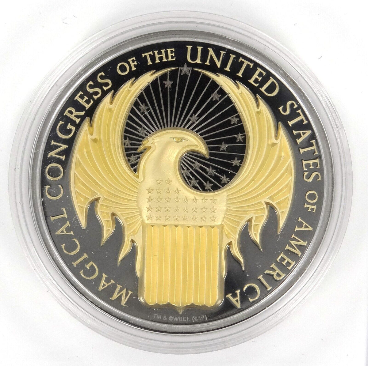 1 Oz Silver Coin 2017 Fantastic Beast Magical Congress of the USA Gold Ruthenium-classypw.com-1
