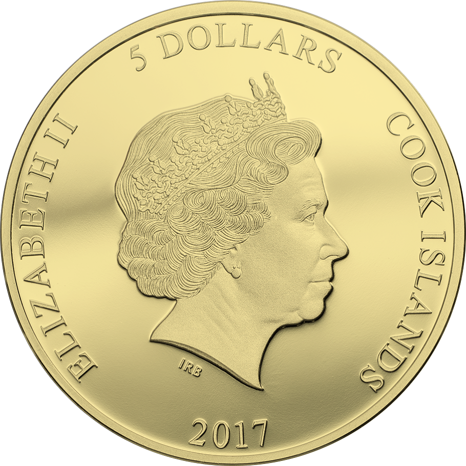 1 Oz Silver Coin 2017 Fantastic Beast Magical Congress of the USA Ruthenium Gold