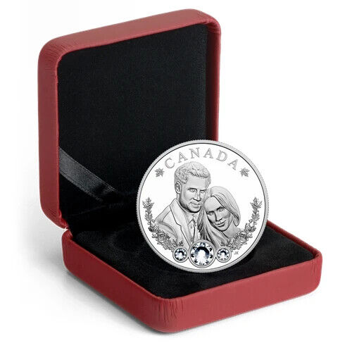 1 Oz Silver Coin 2018 $20 The Royal Wedding of Prince Harry and Ms Meghan Markle-classypw.com-4