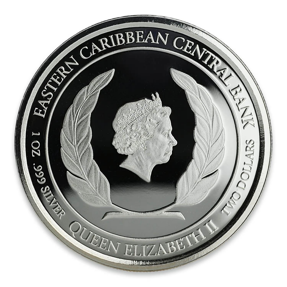 1 Oz Silver Coin 2018 EC8 Antigua &amp; Barbuda $2 Scottsdale Color Proof Rum Runner-classypw.com-5