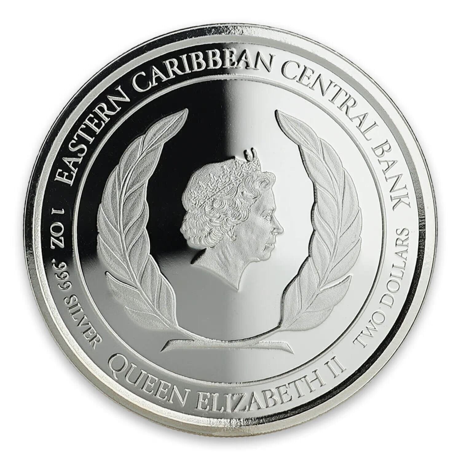 1 Oz Silver Coin 2018 EC8 Saint Kitts & Nevis $2 Color Proof - Brown Pelican-classypw.com-4