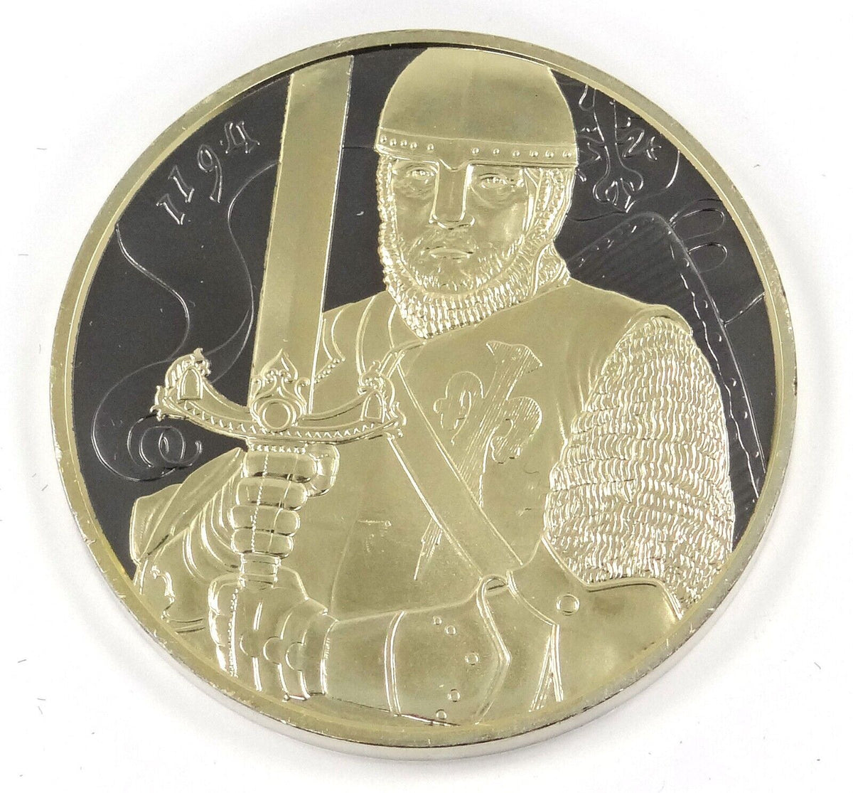 1 Oz Silver Coin 2019 1.5 Euro Austria Golden Ring Gold &amp; Ruthenium Leopold V-classypw.com-1