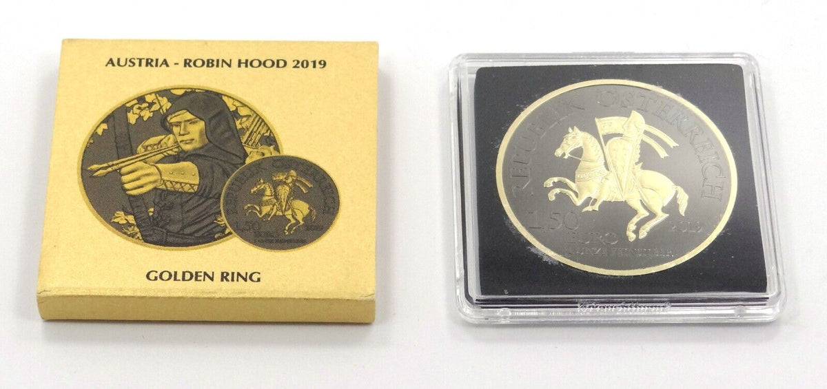 1 Oz Silver Coin 2019 1.5 Euro Austria Golden Ring Robin Hood #500/500 LAST MADE-classypw.com-4