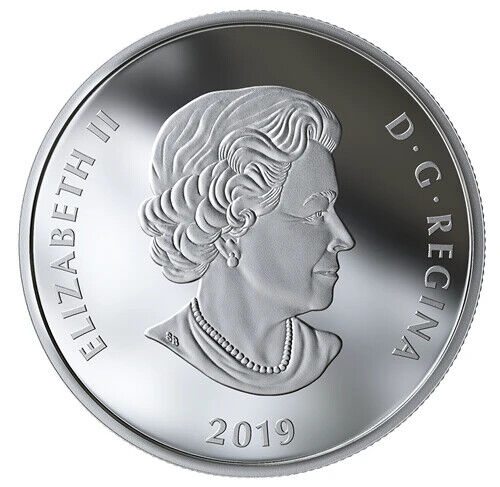 1 Oz Silver Coin 2019 Canada $20 Lights of Parliament Hill UV Light Coin-classypw.com-3