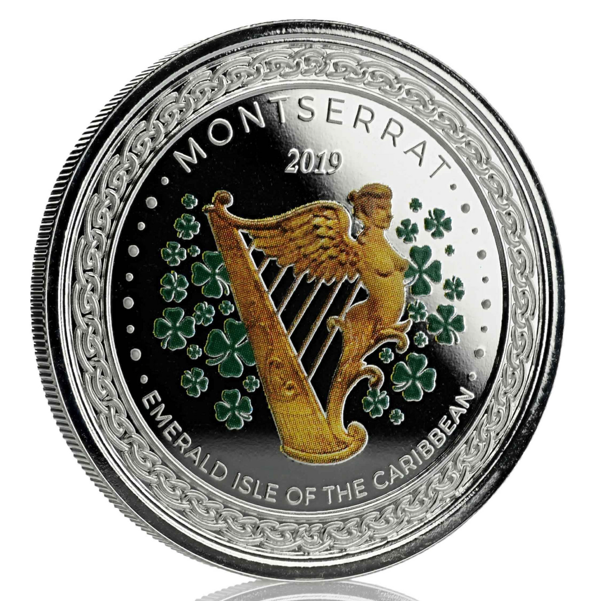 1 Oz Silver Coin 2019 EC8 Montserrat $2 Color - Emerald Isle of the Caribbean-classypw.com-4