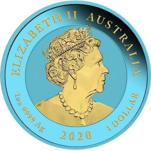 1 Oz Silver Coin 2020 $1 Australia Guardian Sky Lions The Pixiu - Bloody Lions-classypw.com-2