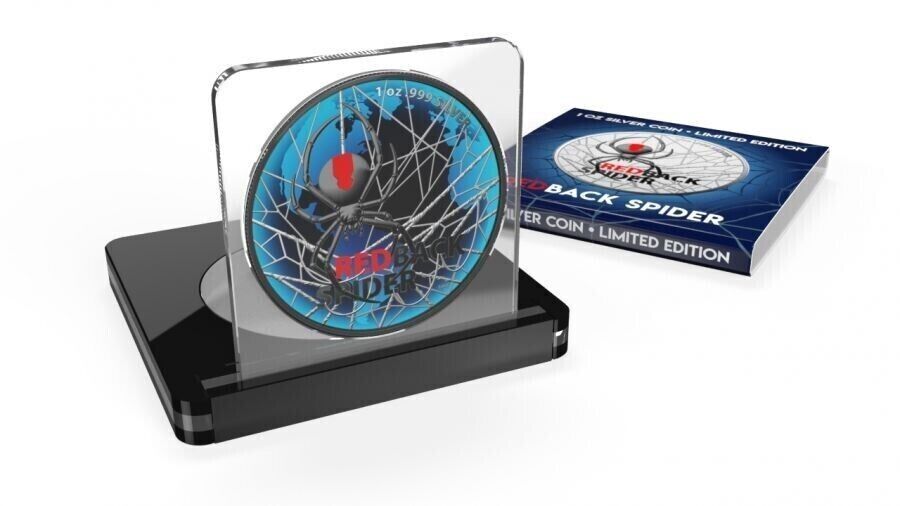 1 Oz Silver Coin 2020 $1 Australia Redback Spider - World Ruthenium Silver Coin-classypw.com-3