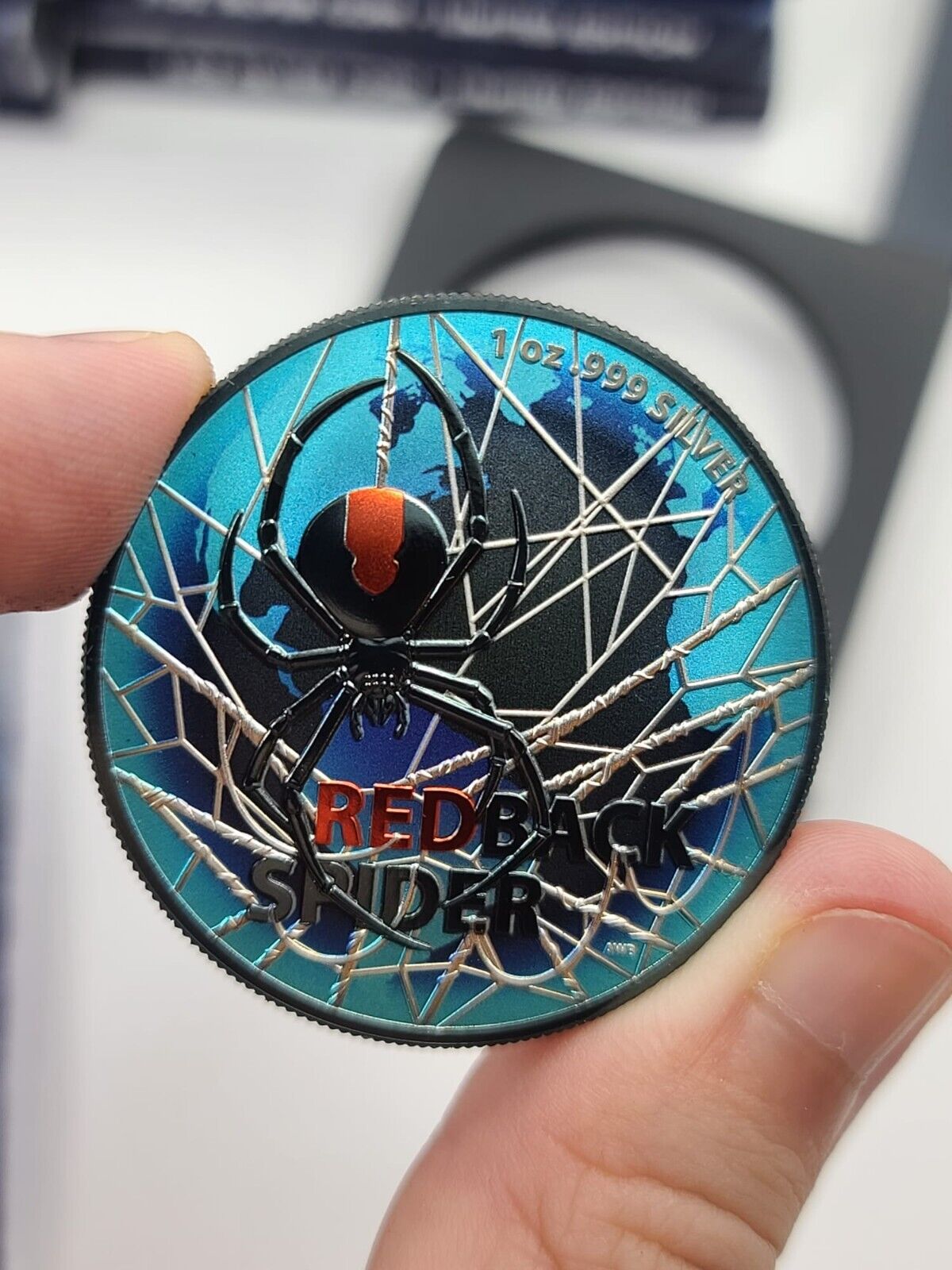 1 Oz Silver Coin 2020 $1 Australia Redback Spider - World Ruthenium Silver Coin-classypw.com-5
