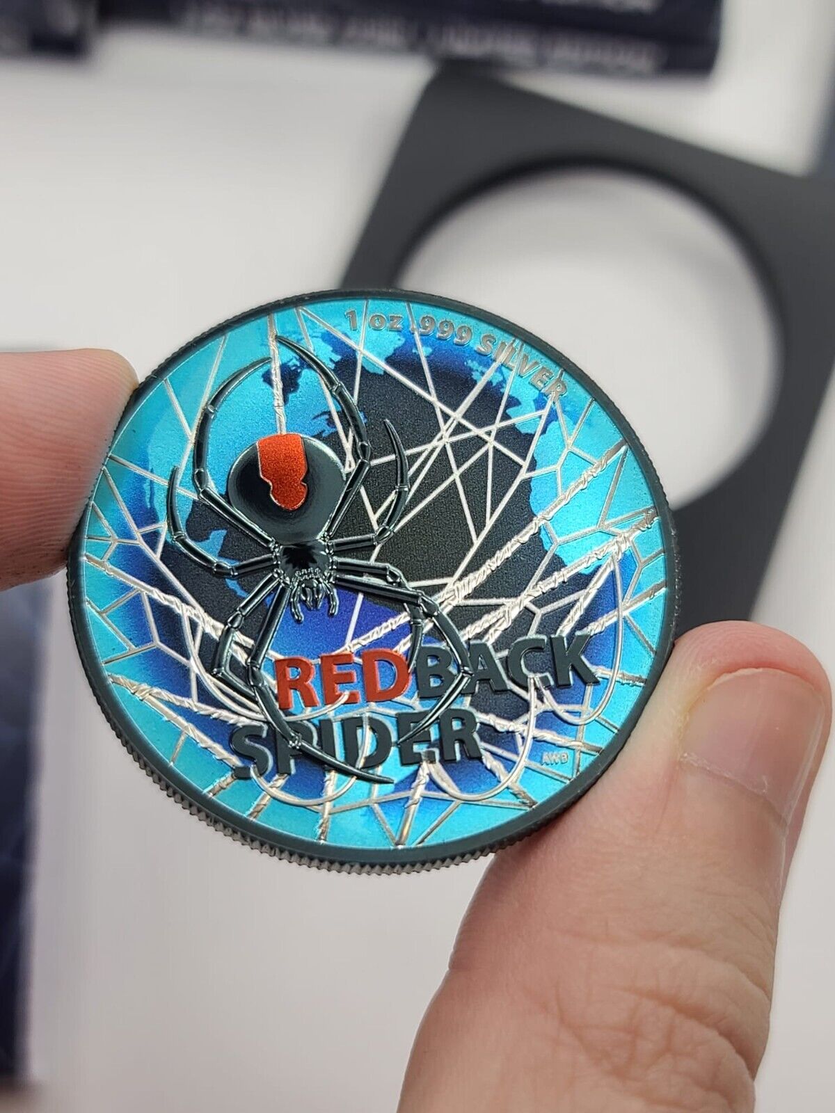 1 Oz Silver Coin 2020 $1 Australia Redback Spider - World Ruthenium Silver Coin-classypw.com-6