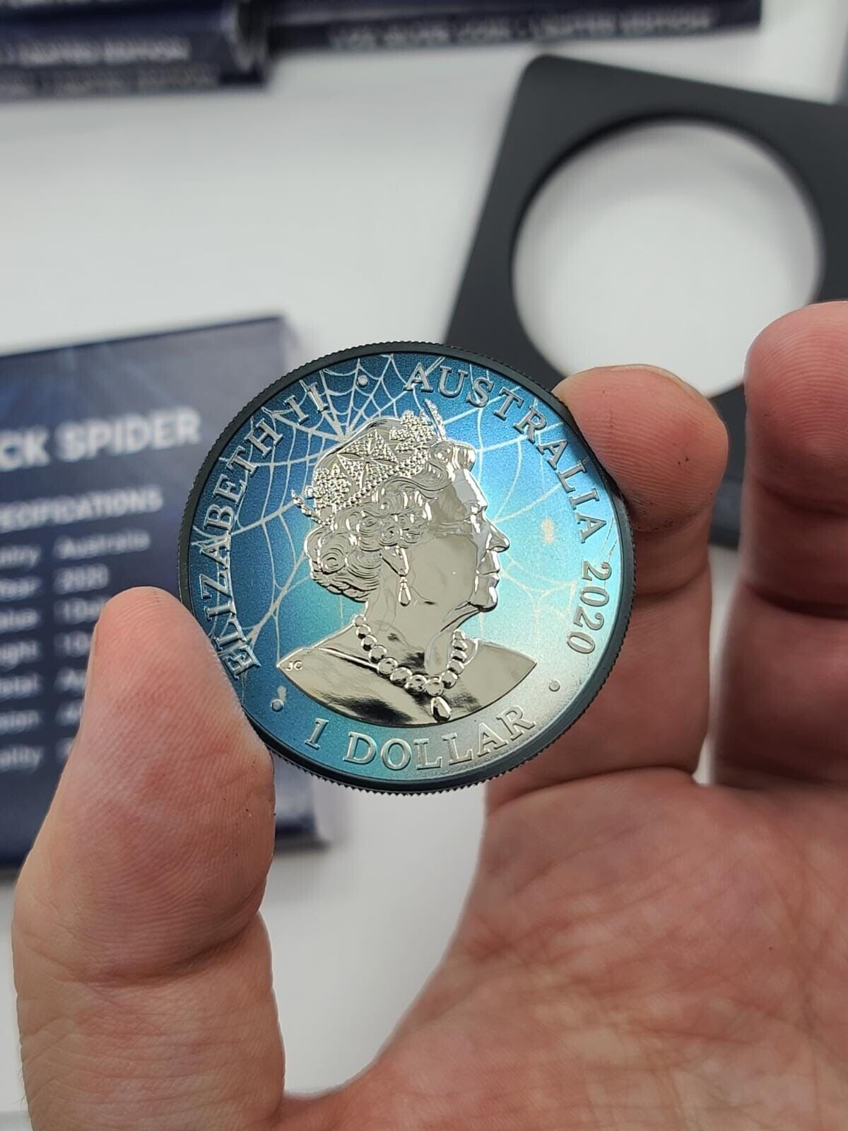 1 Oz Silver Coin 2020 $1 Australia Redback Spider - World Ruthenium Silver Coin-classypw.com-7