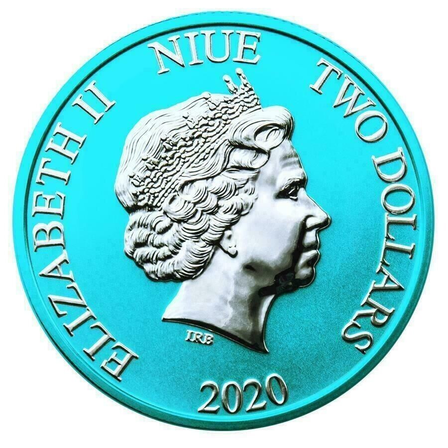 1 Oz Silver Coin 2020 $2 Niue Disney Mickey Mouse &amp; Pluto Best Friends - Donuts-classypw.com-2