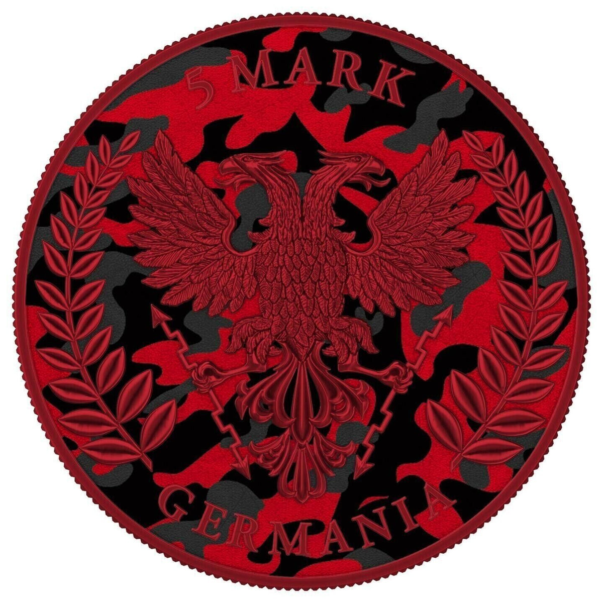 1 Oz Silver Coin 2020 5 Mark Germania Camouflage Edition - Marita-classypw.com-2
