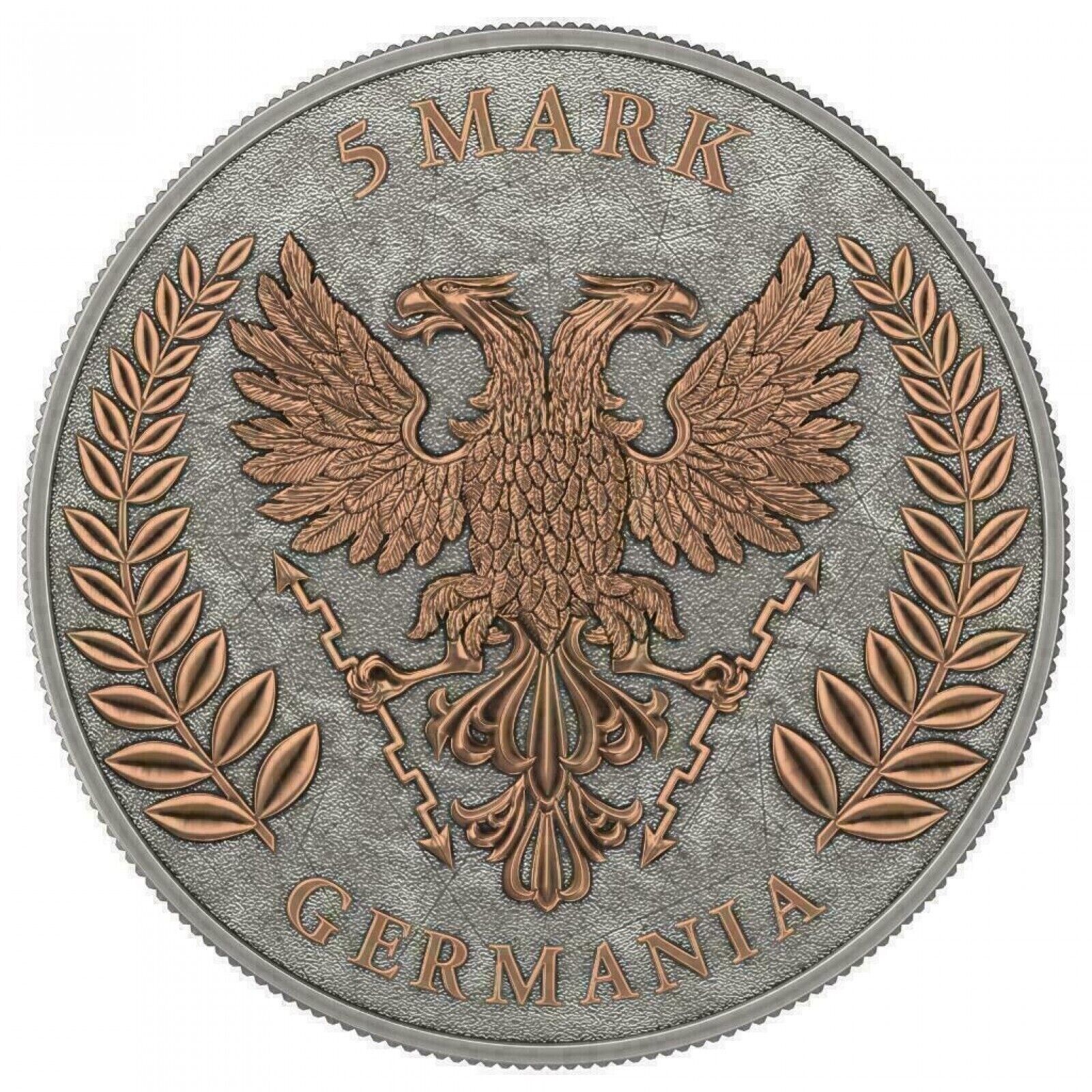 1 Oz Silver Coin 2020 5 Mark Germania - Red Crystal Cross-classypw.com-2