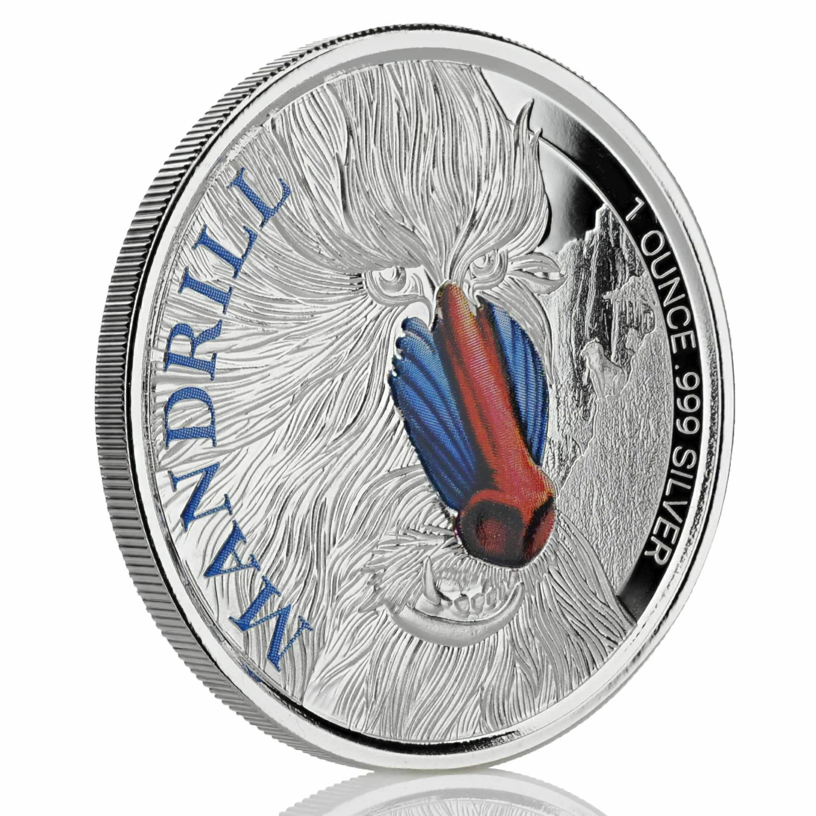 1 Oz Silver Coin 2020 500 CFA Francs Cameroon Scottsdale Mint Color - Mandrill-classypw.com-1