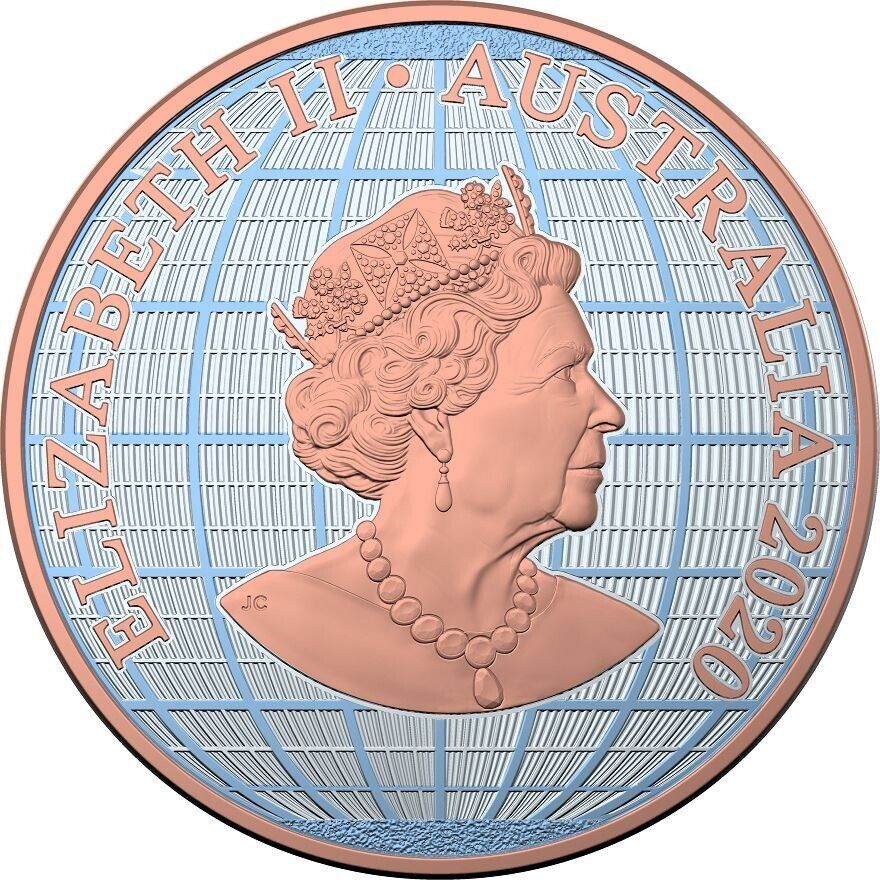 1 Oz Silver Coin 2020 Australia $1 Beneath the Southern Skies - The Flag-classypw.com-1