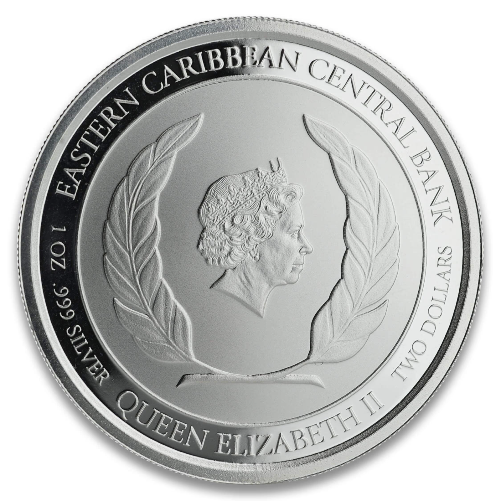1 Oz Silver Coin 2020 EC8 Anguilla $2 Scottsdale Mint Color Proof - Coat of Arms-classypw.com-3