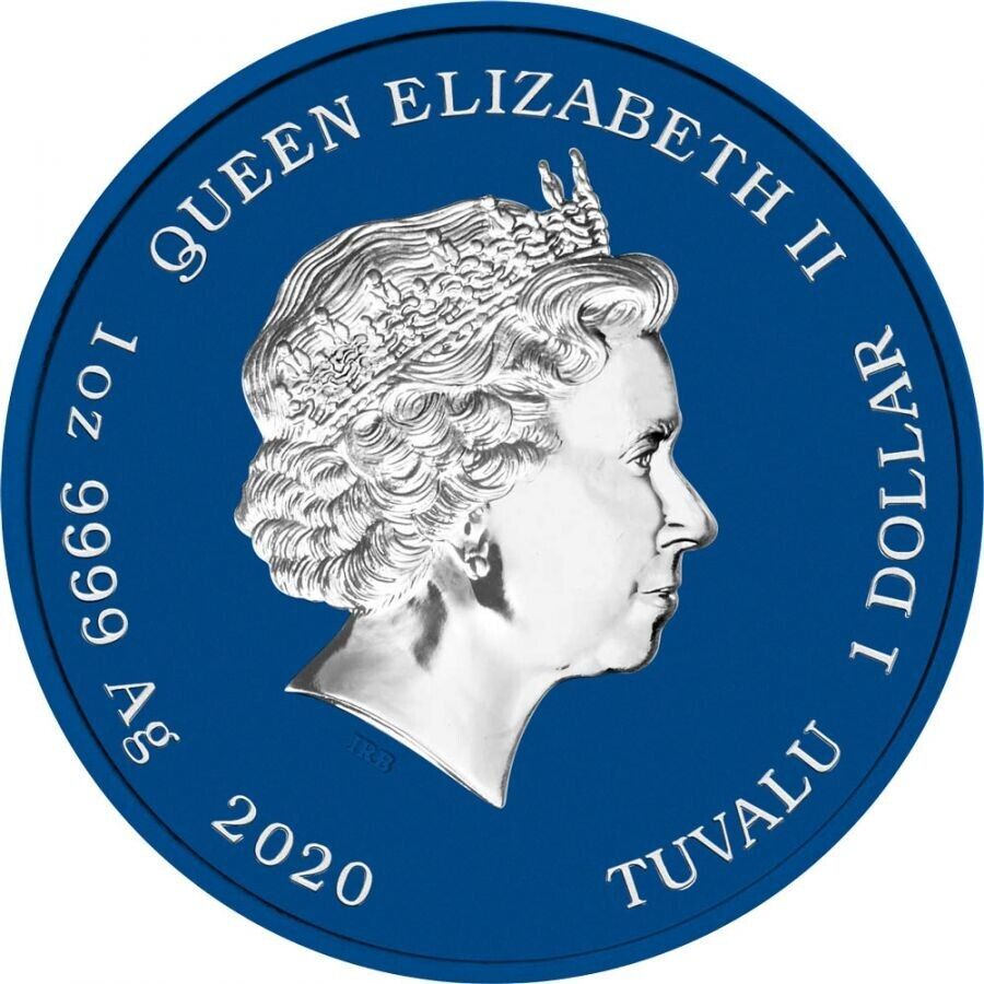 1 Oz Silver Coin 2020 Tuvalu $1 The Simpsons - Krusty the Clown Clown College-classypw.com-2