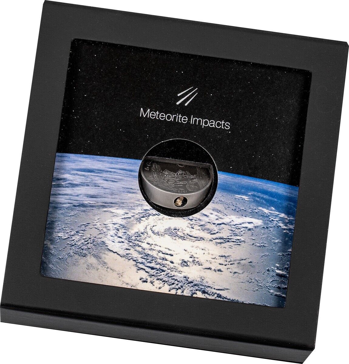 1 Oz Silver Coin 2021 $5 Cook Islands Antique La Cienega Meteorite Impacts-classypw.com-5