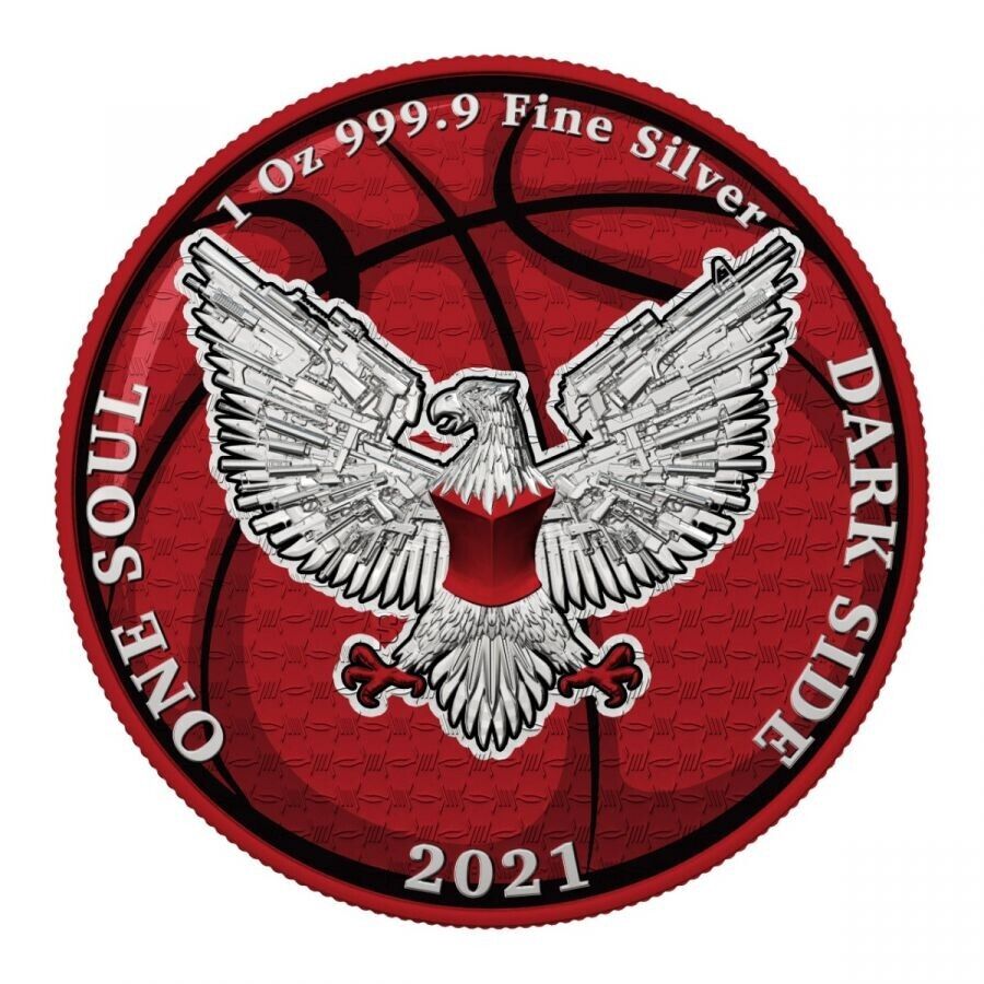 1 Oz Silver Coin 2021 Liberator Skull One Soul - Chicago Bulls-classypw.com-2