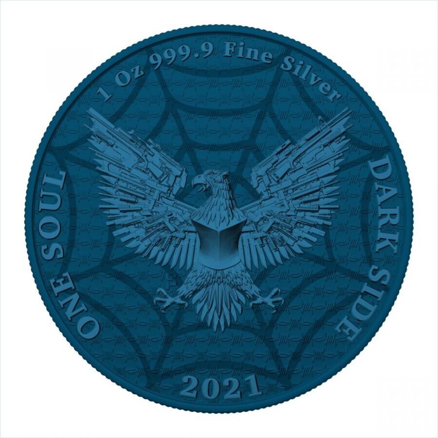 1 Oz Silver Coin 2021 Liberator Skull One Soul Superheroes - Spider-Man-classypw.com-1