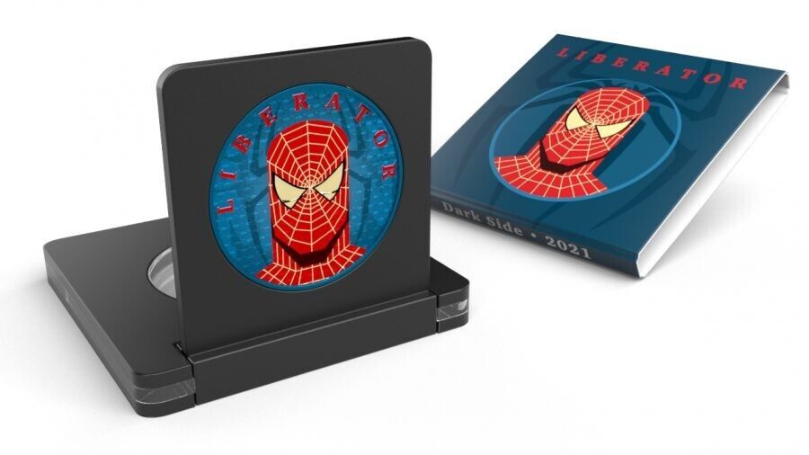 1 Oz Silver Coin 2021 Liberator Skull One Soul Superheroes - Spider-Man-classypw.com-3