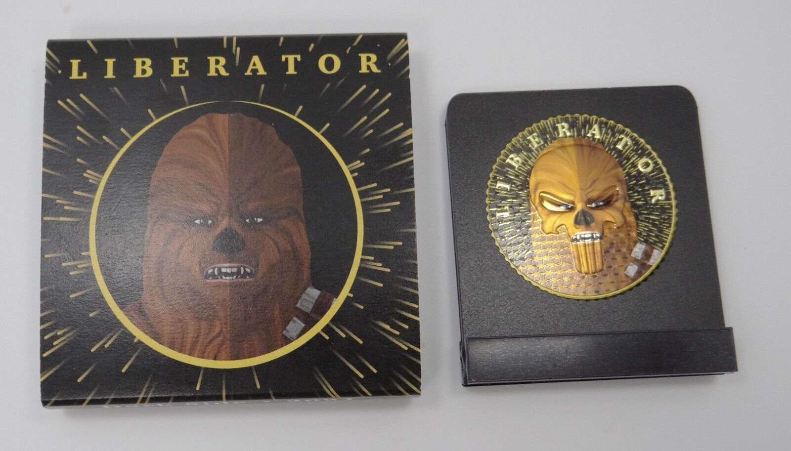 1 Oz Silver Coin 2021 Liberator Skull One Soul Superheroes - Star Wars Chewbacca-classypw.com-1