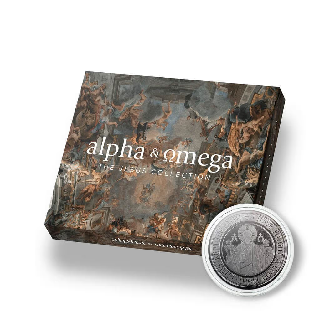 1 Oz Silver Coin 2021 Samoa 2 Tala Black Rhodium Proof - Jesus Alpha &amp; Omega-classypw.com-5