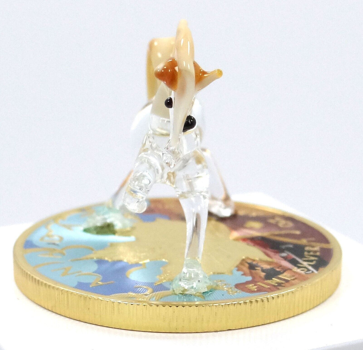 1 Oz Silver Coin 2022 $5 Canada Maple Leaf Murano Glass Mustang Horse Handmade-classypw.com-3