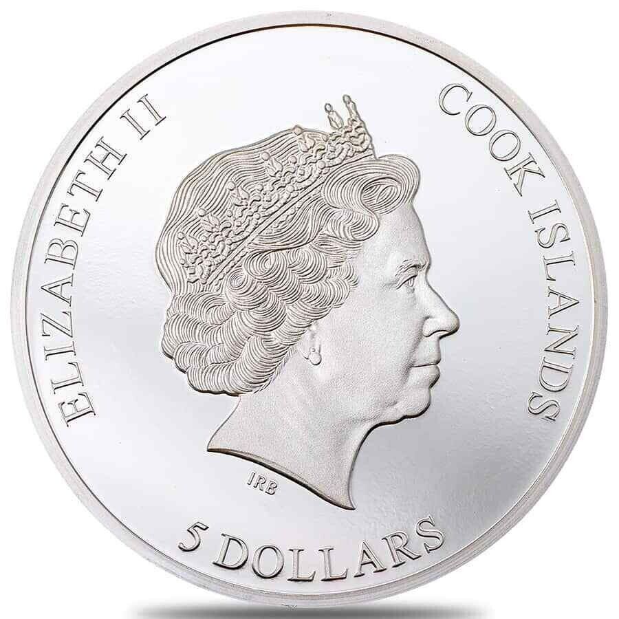 1 Oz Silver Coin 2022 $5 Cook Islands Aba Panu Meteorite Impacts Box & COA-classypw.com-3