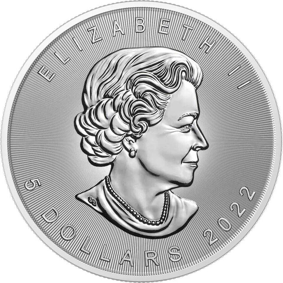 1 Oz Silver Coin 2022 Canada $5 Maple Seasons February Bejeweled Leaf Insert-classypw.com-3