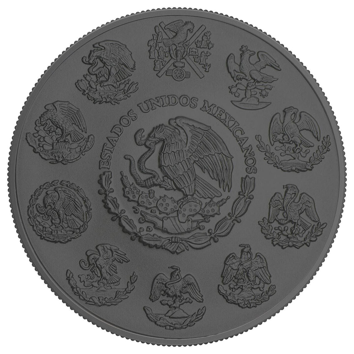 1 Oz Silver Coin 2022 Mexico Libertad Narcos 3D Gilded Bullet Insert Money Power-classypw.com-9