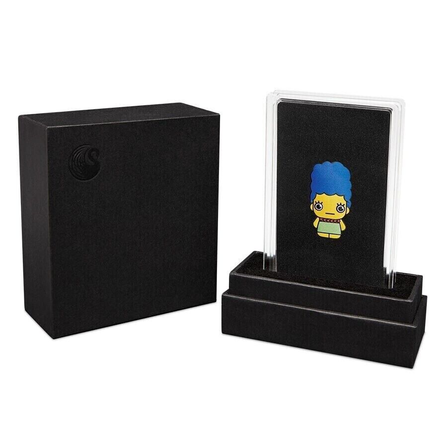 1 Oz Silver Coin 2022 Tuvalu $1 The Simpsons Mini Shaped Coin - Marge Simpson-classypw.com-5