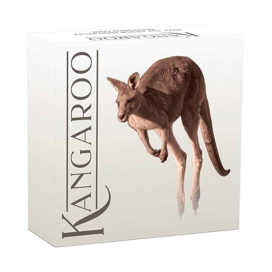 1 Oz Silver Coin 2023 Australia $1 Proof Color Australian Kangaroo High Relief-classypw.com-7