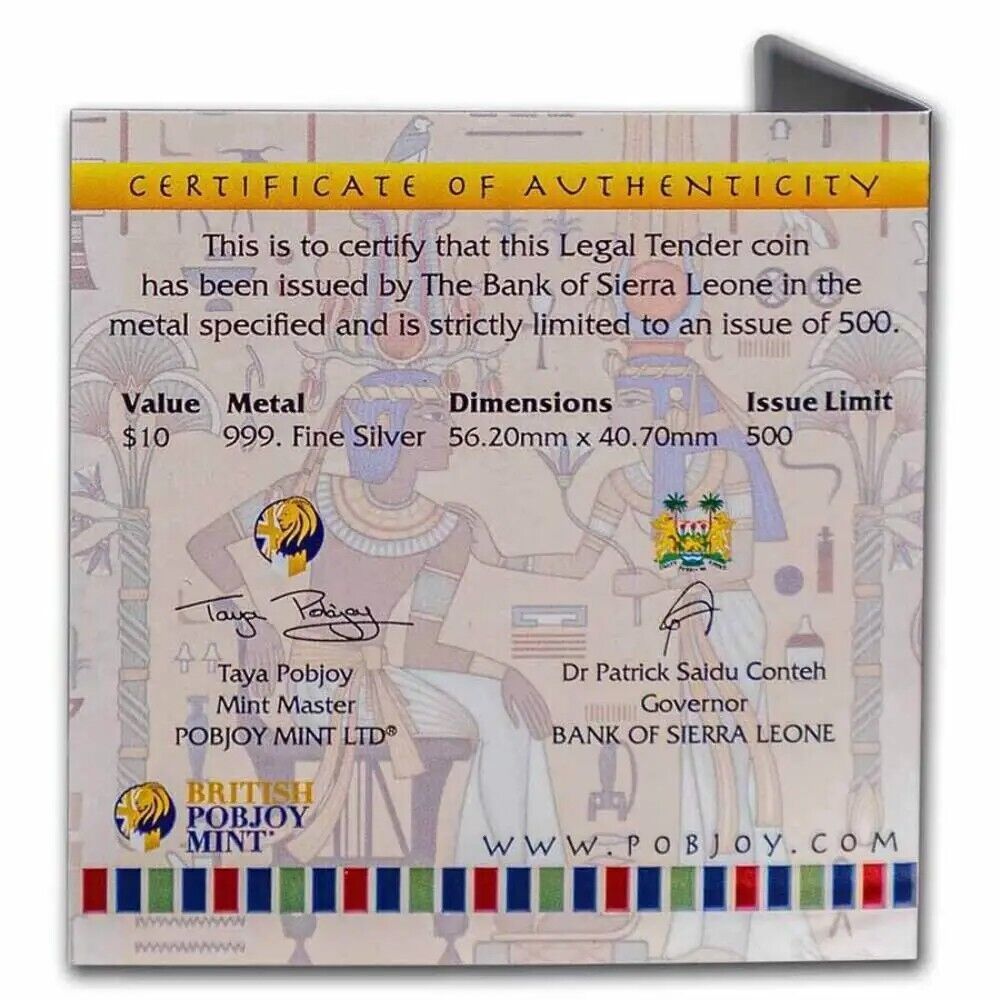 1 Oz Silver Coin 2023 Centenary of the Opening of Tutankhamun&#39;s Tomb King Tut-classypw.com-4