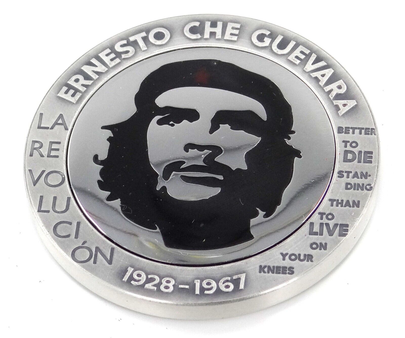 1 Oz Silver Coin 2023 Congo Ernesto Che Guevara Bernit / Steel Handmade V4-classypw.com-1