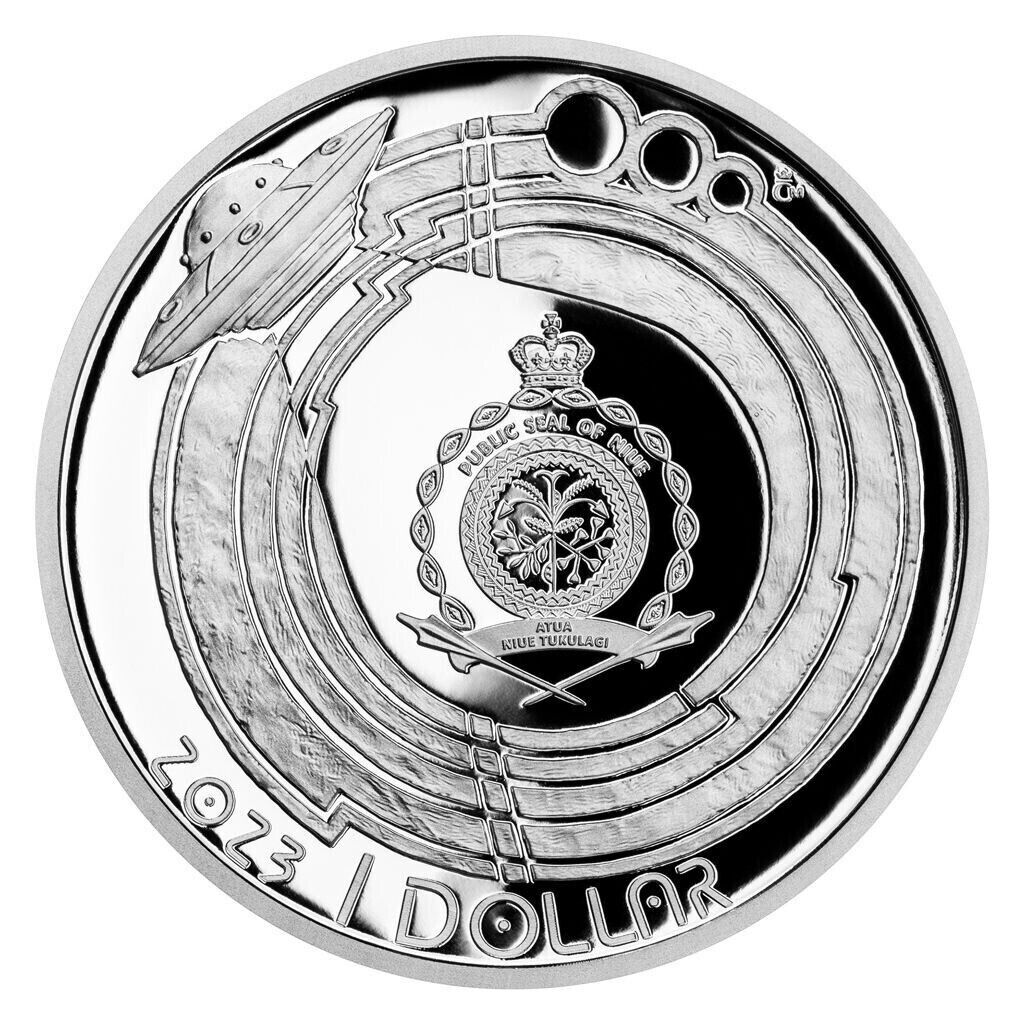 1 Oz Silver Coin 2023 Niue $1 Color Proof The Milky Way Proxima Centauri LE 2500-classypw.com-8