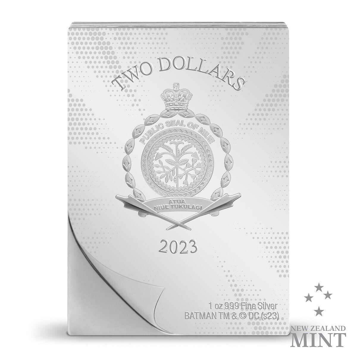 1 Oz Silver Coin 2023 Niue DC Comics Comix Batman #1 Colorized Proof Coin