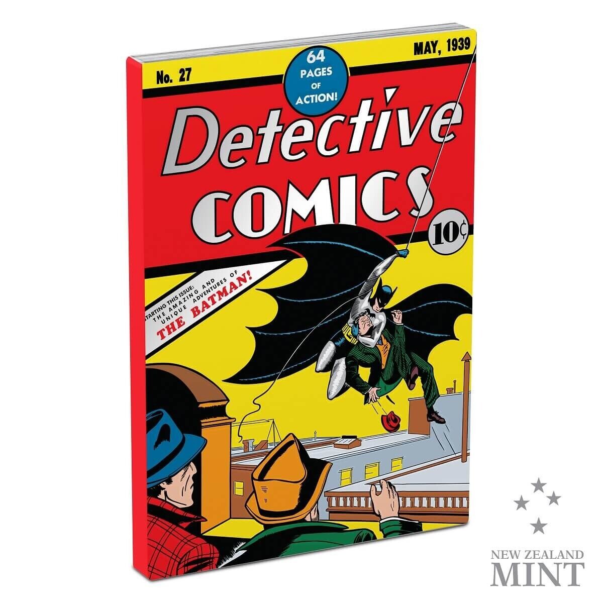 1 Oz Silver Coin 2023 Niue DC Comix Detective Comics #27 Batman Colorized Proof