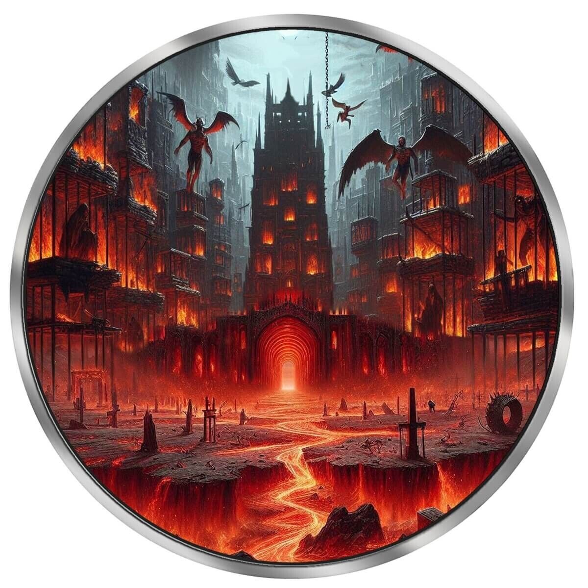 1 Oz Silver Coin 2024 Canada $5 Maple Leaf Angels and Devils Limited Edition 400