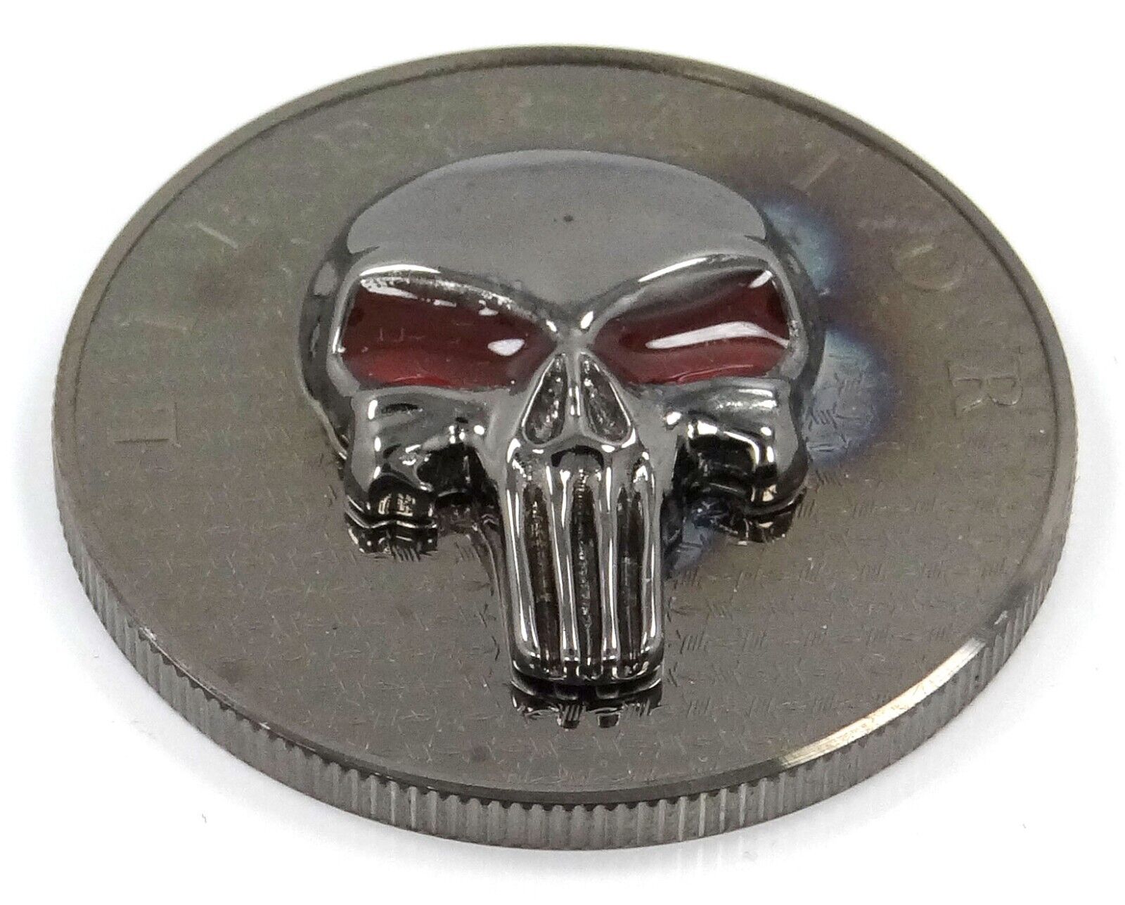 1 Oz Silver Coin Dark Side 2021 LIBERATOR Skull Proof Ruthenium FACTORY DEFECT-classypw.com-1