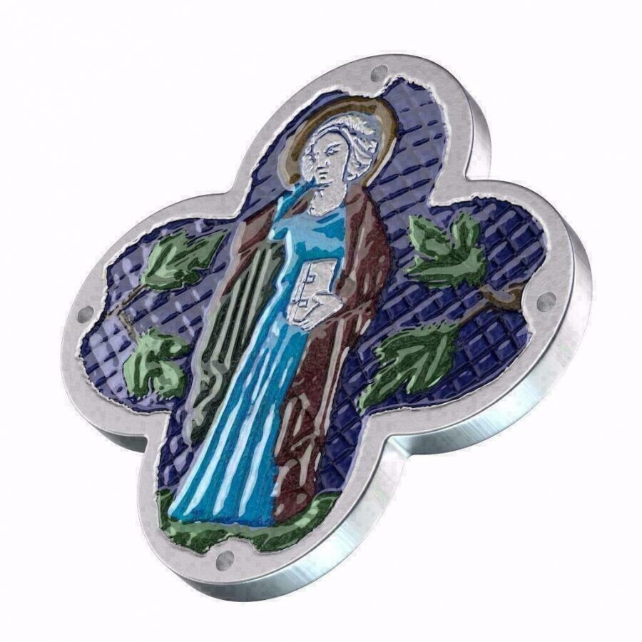 1 oz Silver Coin 2014 $2 World Heritage - Saint John in Mourning Cross PAMP 999-classypw.com-4