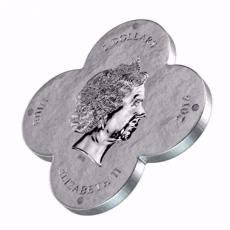 1 oz Silver Coin 2014 $2 World Heritage - Saint John in Mourning Cross PAMP 999-classypw.com-5