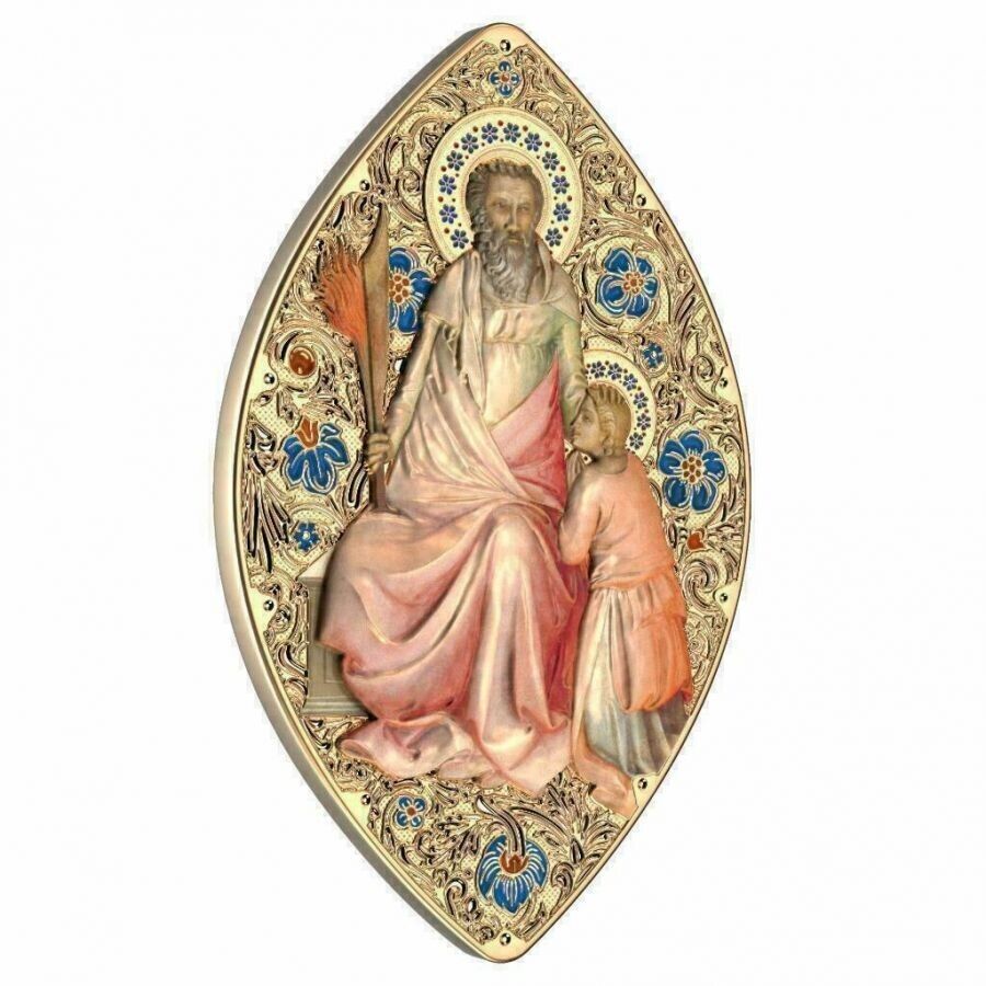 1 oz Silver Coin 2015 $2 World Heritage - Old Prophets Abraham Gilded PAMP 999-classypw.com-2