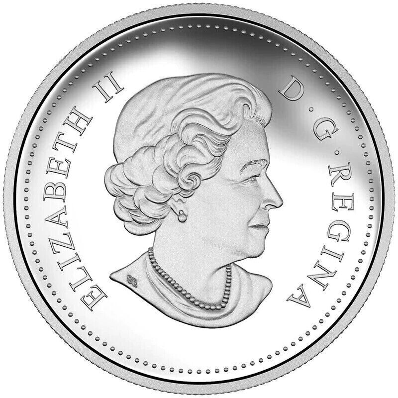 1 oz Silver Coin 2015 Canada $20 Color Proof RCM - Autumn Express Train-classypw.com-2