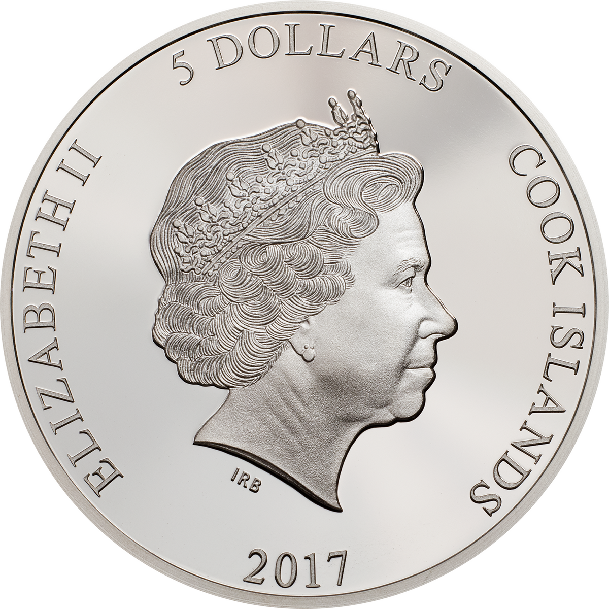 1 oz Silver Coin 2017 $5 Cook Islands Magnificent Life - Cobra Snake Color Coin-classypw.com-3