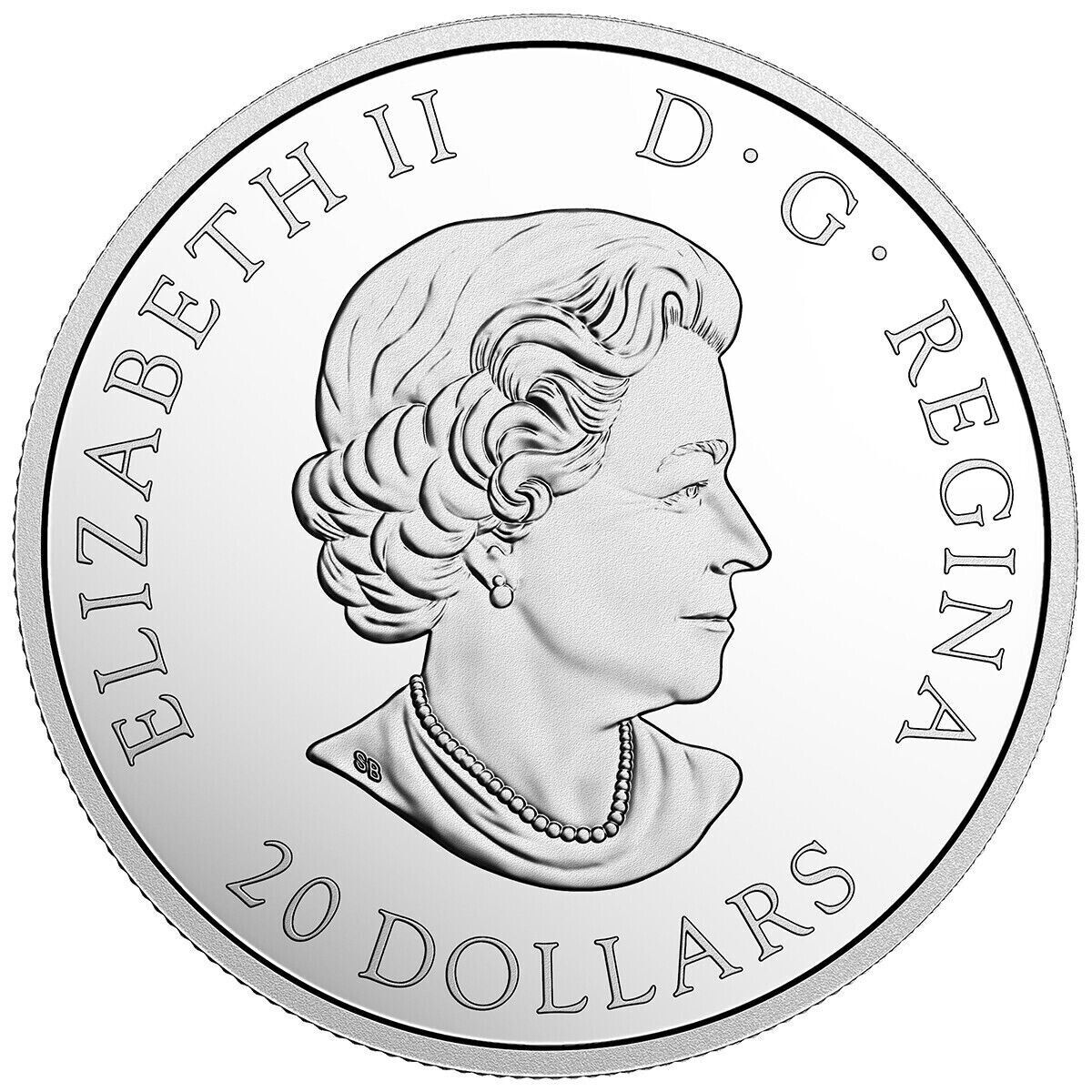 1 oz Silver Coin 2018 Canada $20 25th Anniversary the Star of Military Valour-classypw.com-2