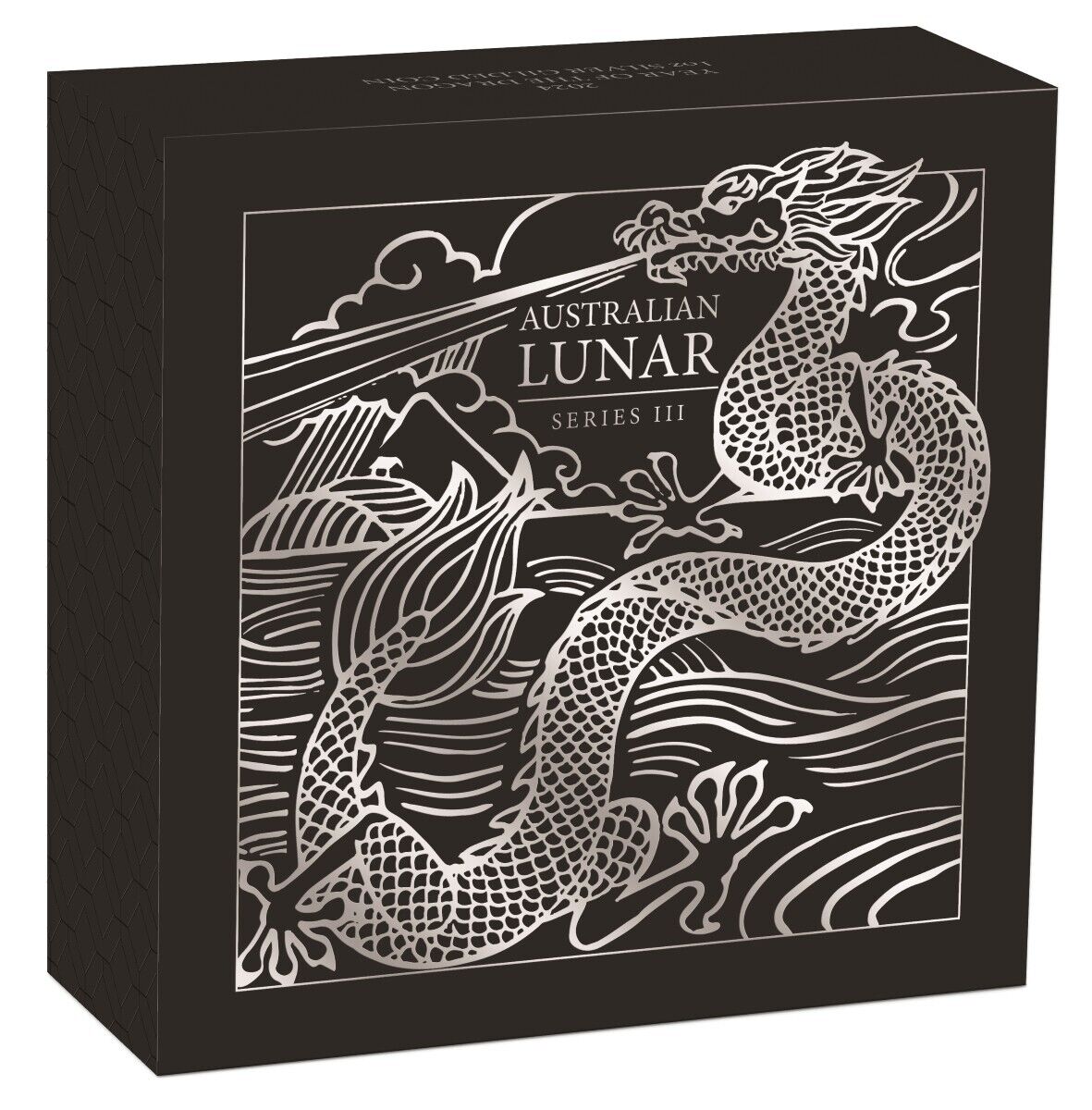 1 oz Silver Coin 2024 $1 Australian Lunar Series III Year of the Dragon Gilded-classypw.com-5
